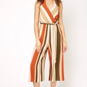 NWOT South Moon Under Striped Jumpsuit